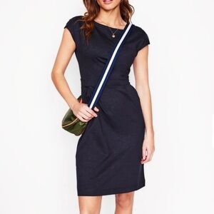Boden Navy Florrie Jersey Dress